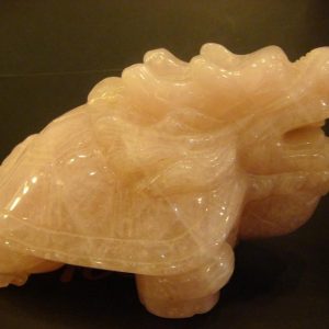 Draken schildpad (Rose quartz)
