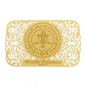 wealth talisman gold front