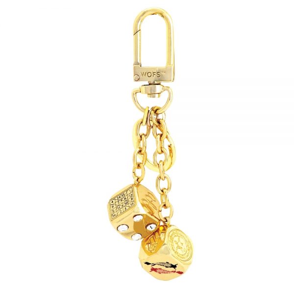 ctory in Gambling keychain Gold