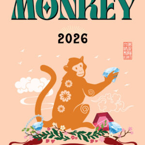 Boek Feng Shui Horoscoopboek Aap/Monkey 2026 – Levering eind november/begin december 2025-beperkte aantal!