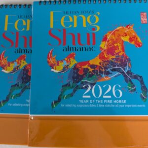 Almanac 2026, set van 2 stuks, Jaar van de vuur Paard
