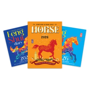 Boeken, set van 3 – Almanak, Diary en Paard/Horse horoscoopboek 2026. Levering eind november/medio december 2025