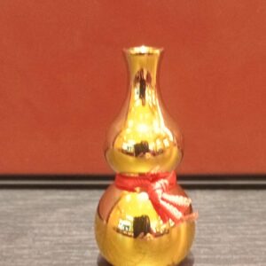 Beeld Koperen Wu Lou voor gezondheid, met rode draad - 6x3 cm