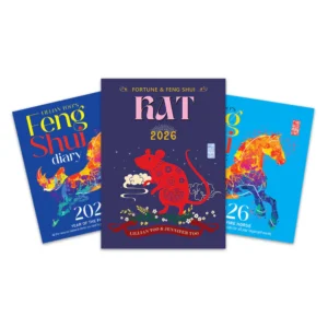 Boeken, set van 3 – Almanak, Diary en Rat/Rat horoscoopboek 2026. Levering eind november/medio december 2025