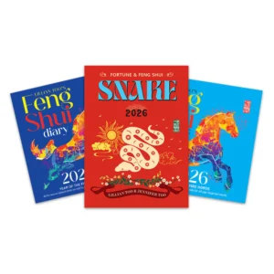 Boeken, set van 3 – Almanak, Diary en Slang/Snake horoscoopboek 2026. Levering eind november/medio december 2025