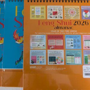 Almanac 2026, set van 3 stuks, Jaar van de vuur Paard