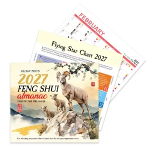 Feng Shui Almanac plus Diary 2027 als set van 2.